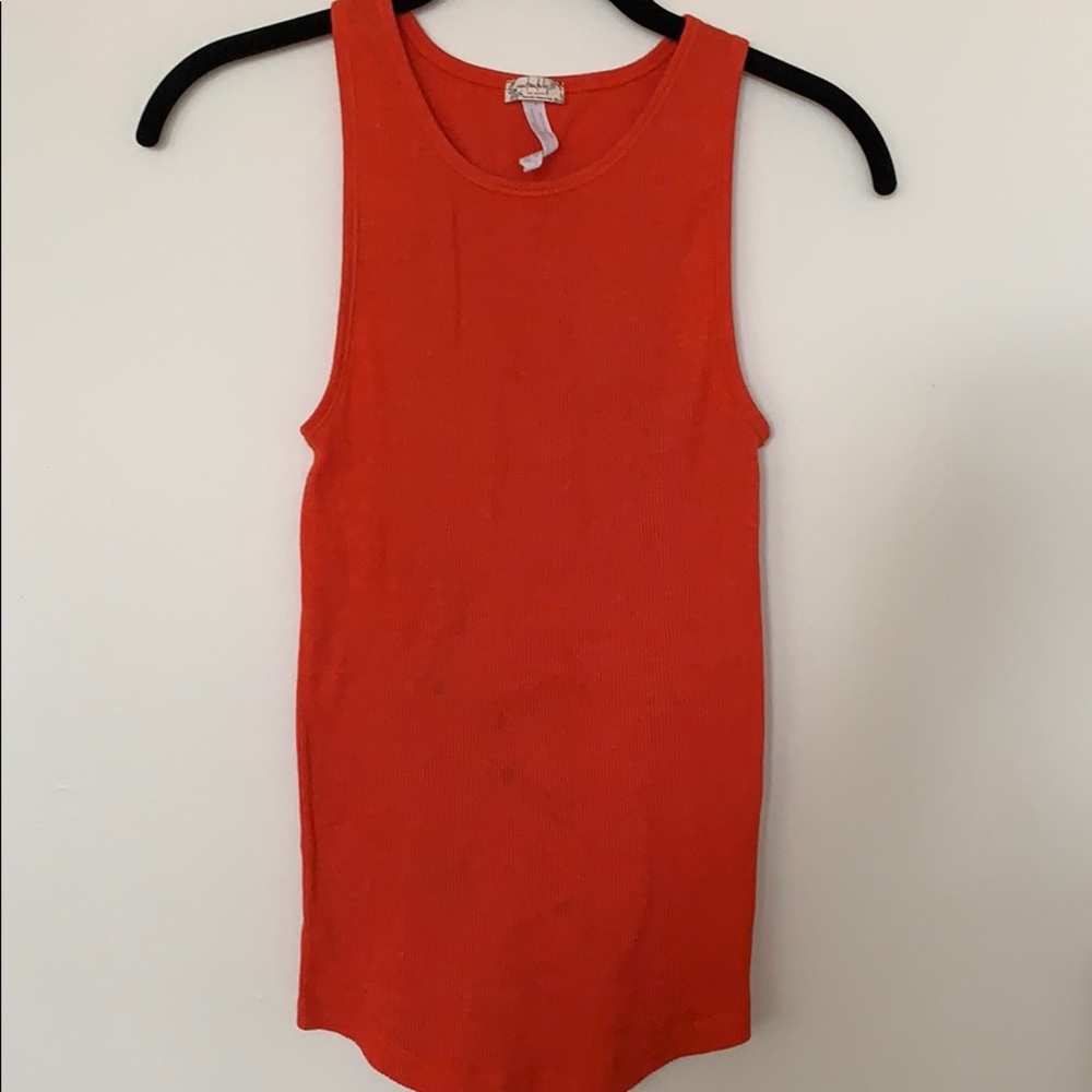 Free People brand knit tank. Sz xs.